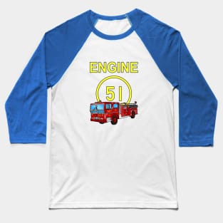 Engine 51 Baseball T-Shirt